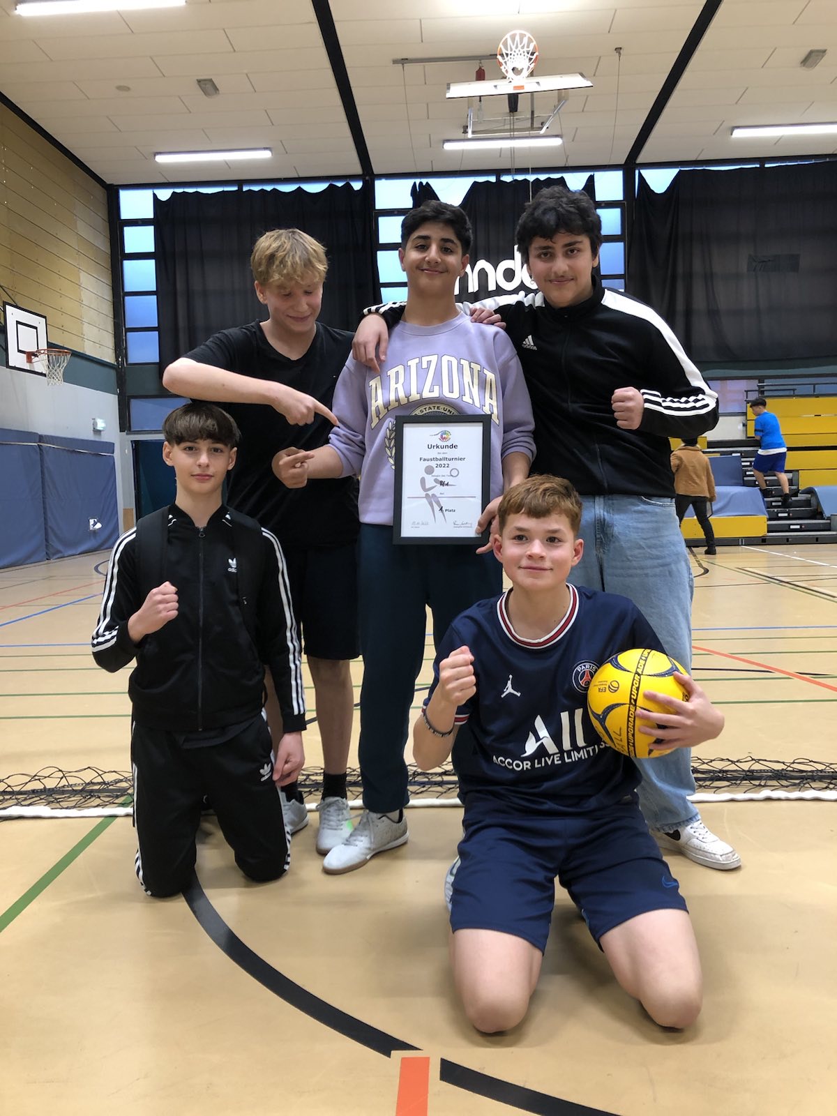 Faustballturnier GSB Stadtteilschule Bergedorf