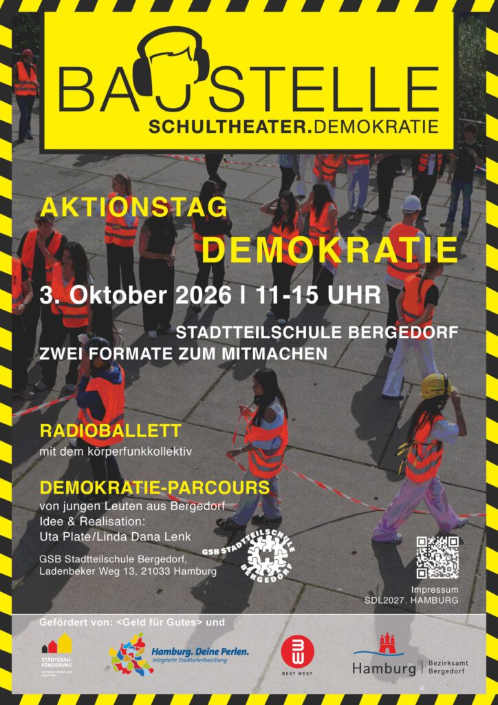 Baustelle Demokratie Poster DinA3